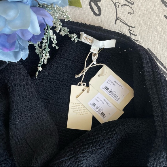 NWT Maje Monbo Crochet Swimsuit Bodysuit Top - Picture 8 of 10